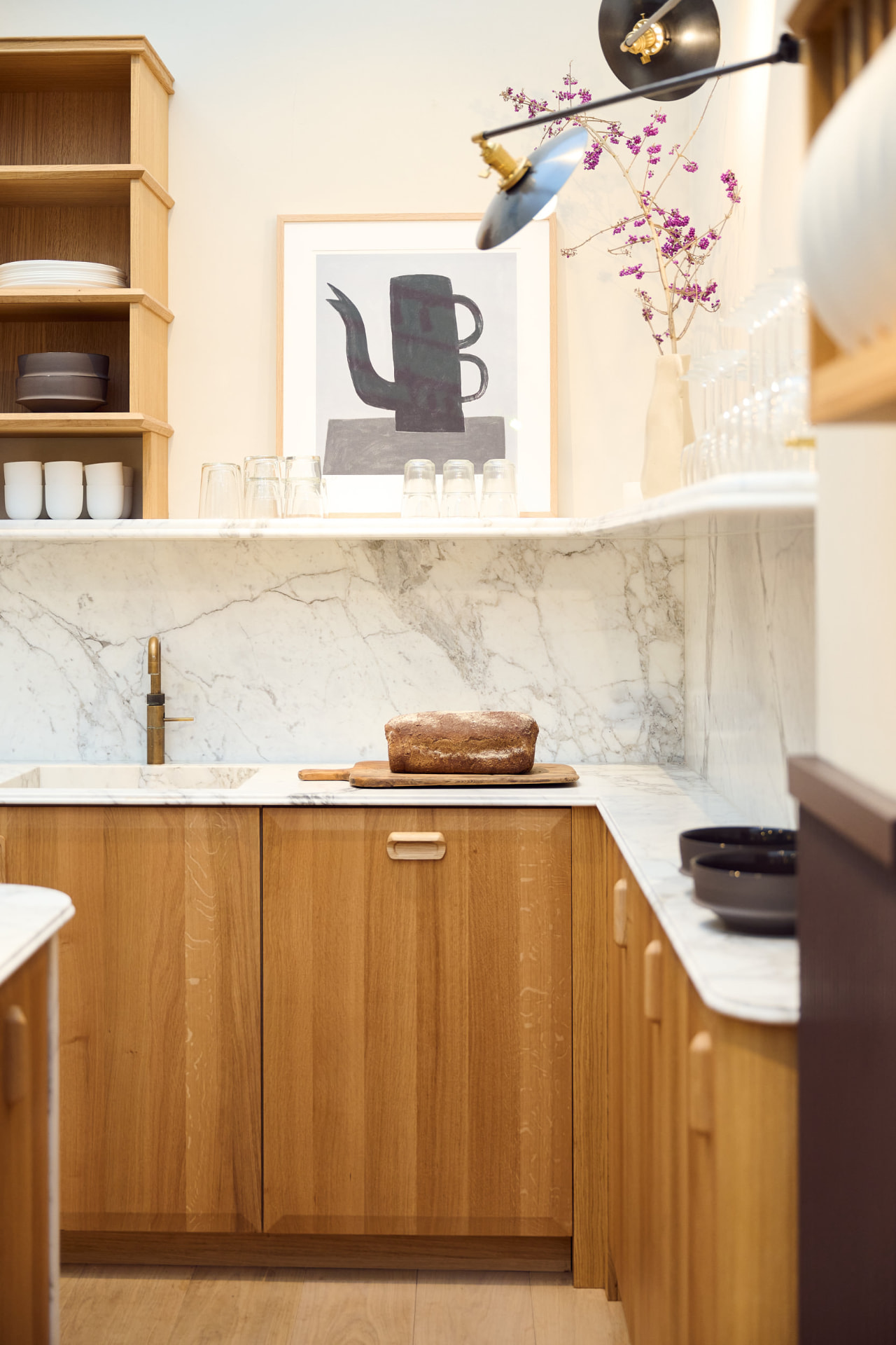 Houten pantry aan de Prinsengracht